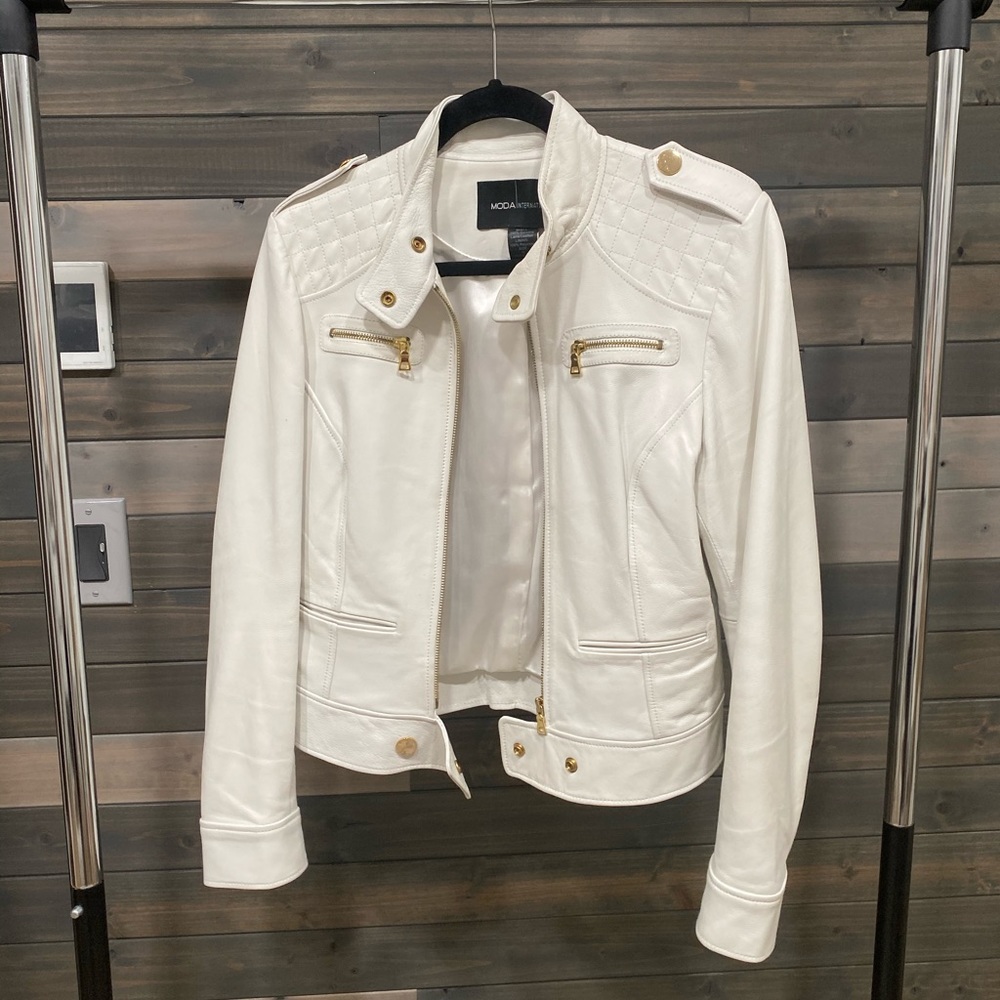 Victoria’s Secret leather jacket